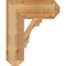 Ekena Millwork Olympic Craftsman Rough Sawn Bracket, Western Red Cedar, 6"W x 18"D x 22"H BKT06X18X22OLY04RWR - alternate 3